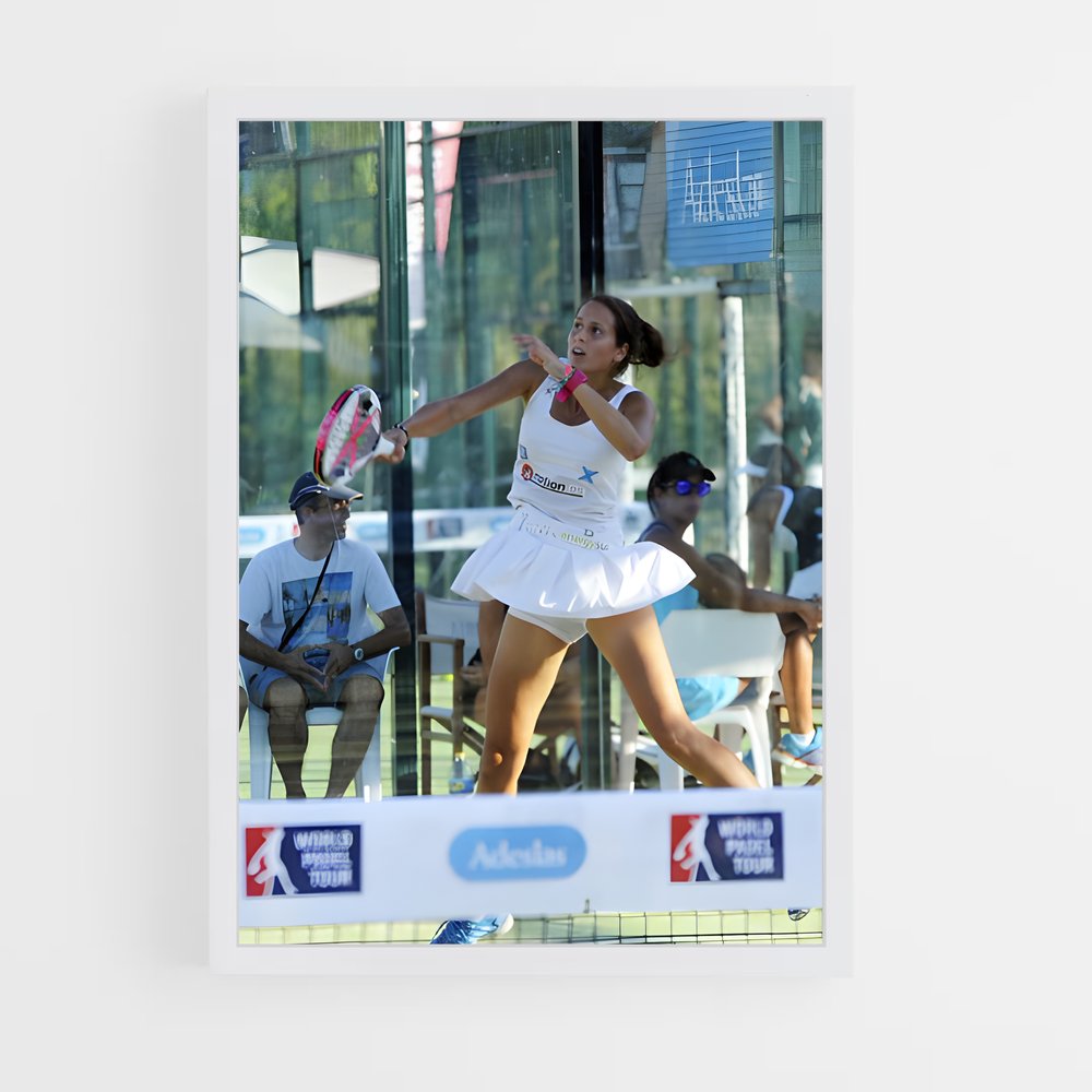 Poster Match de Style – affiche Padel (vue 3)